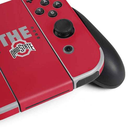 Ohio State University The Ohio State Buckeyes Nintendo Switch OLED (2021) Skin